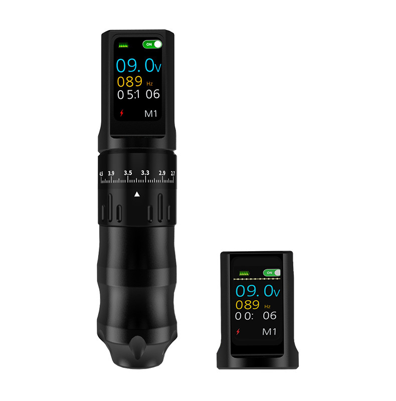 TTP 7 Stroke Adjustable Wireless Tattoo Machine Dual Batteries