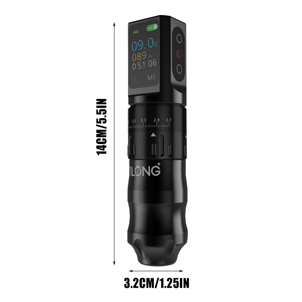 TTP 7 Stroke Adjustable Wireless Tattoo Machine Dual Batteries - view 12