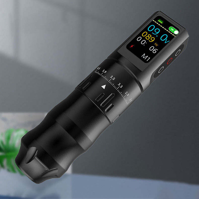 TTP 7 Stroke Adjustable Wireless Tattoo Machine Dual Batteries - view 7