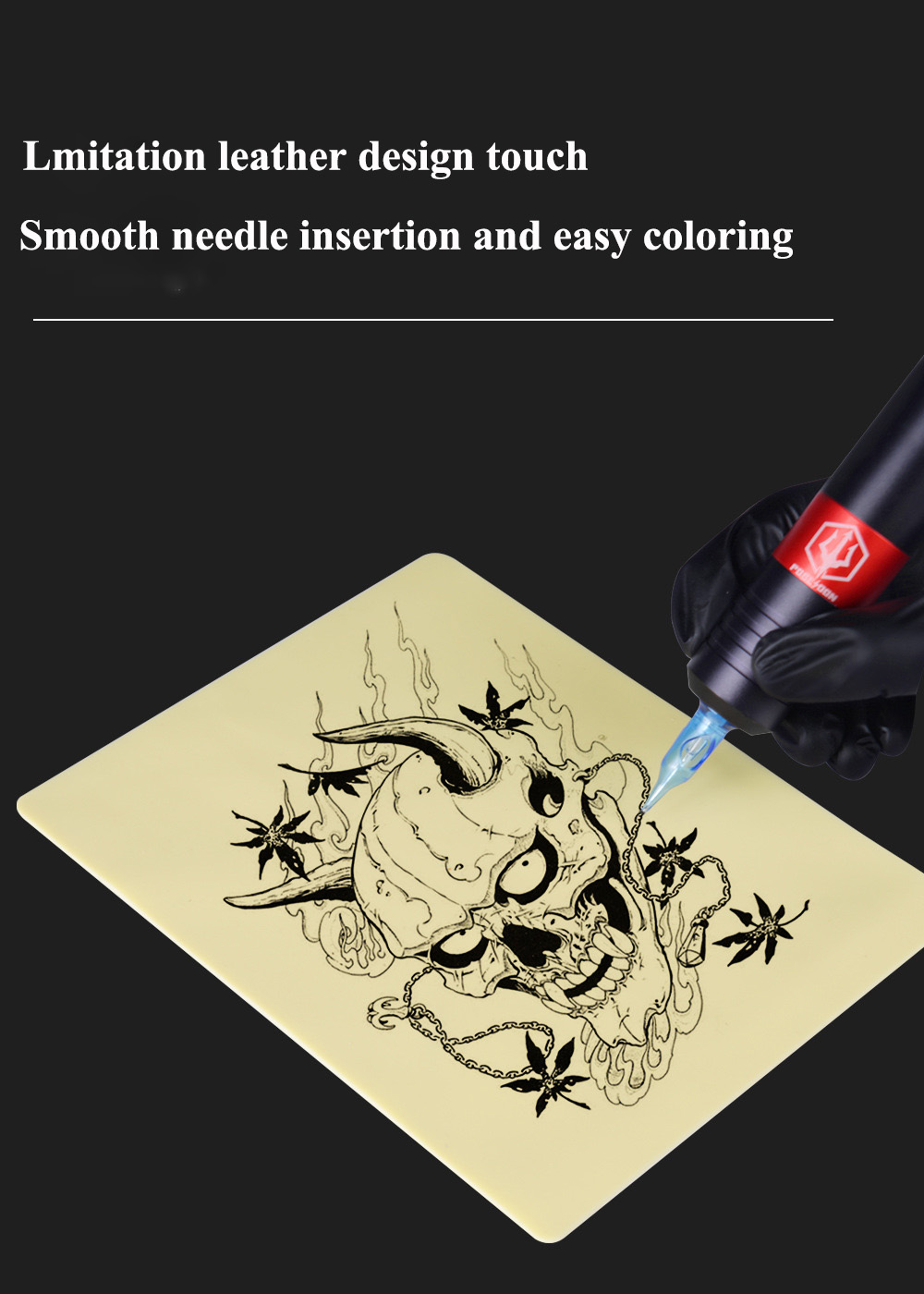 15cm*15cm artificial silicone tattoo embroidery practice skin  for beginners tattoon exercise skin - view 4