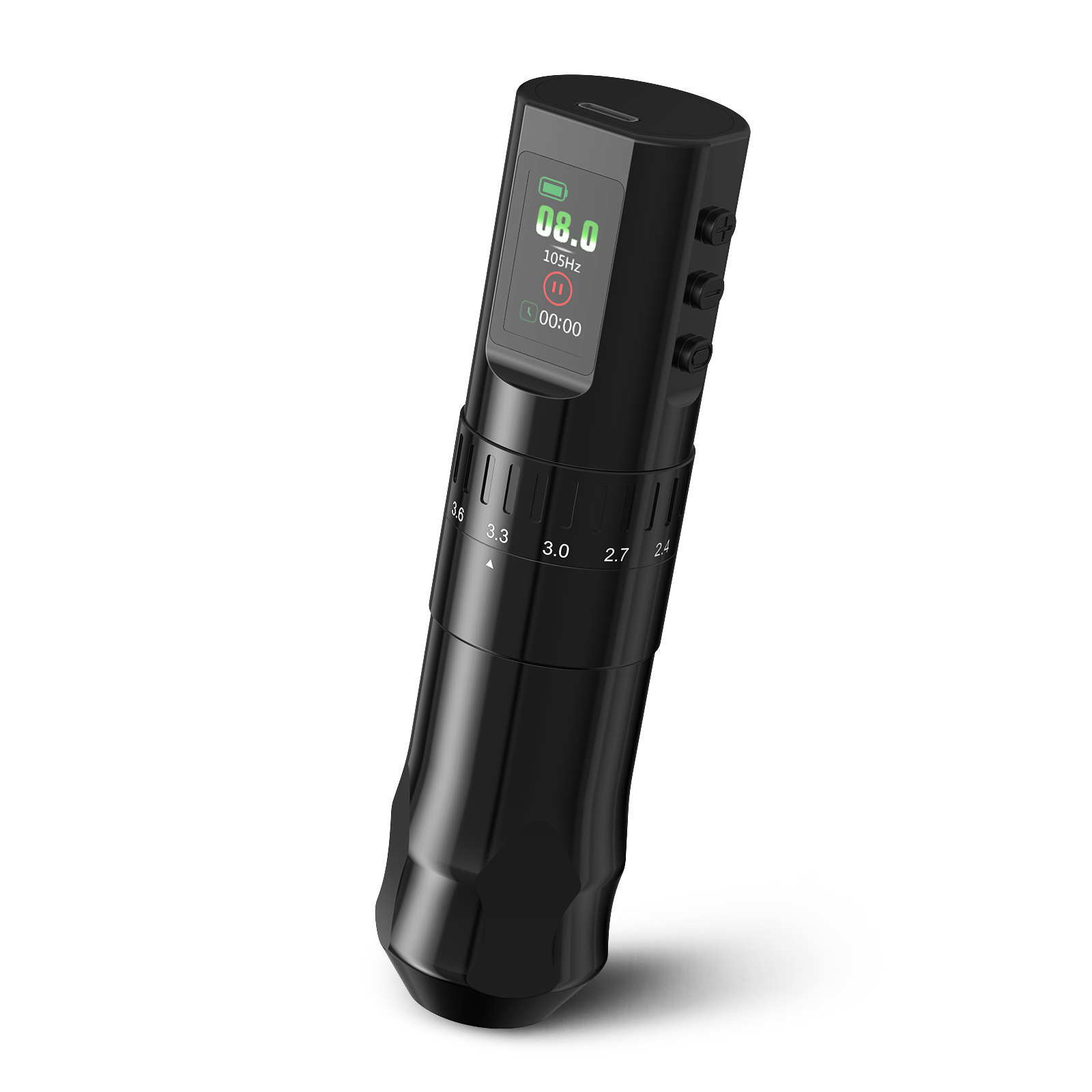 TTP Adjustable Stroke Wireless Tattoo Machine Dual Batteries - view 4