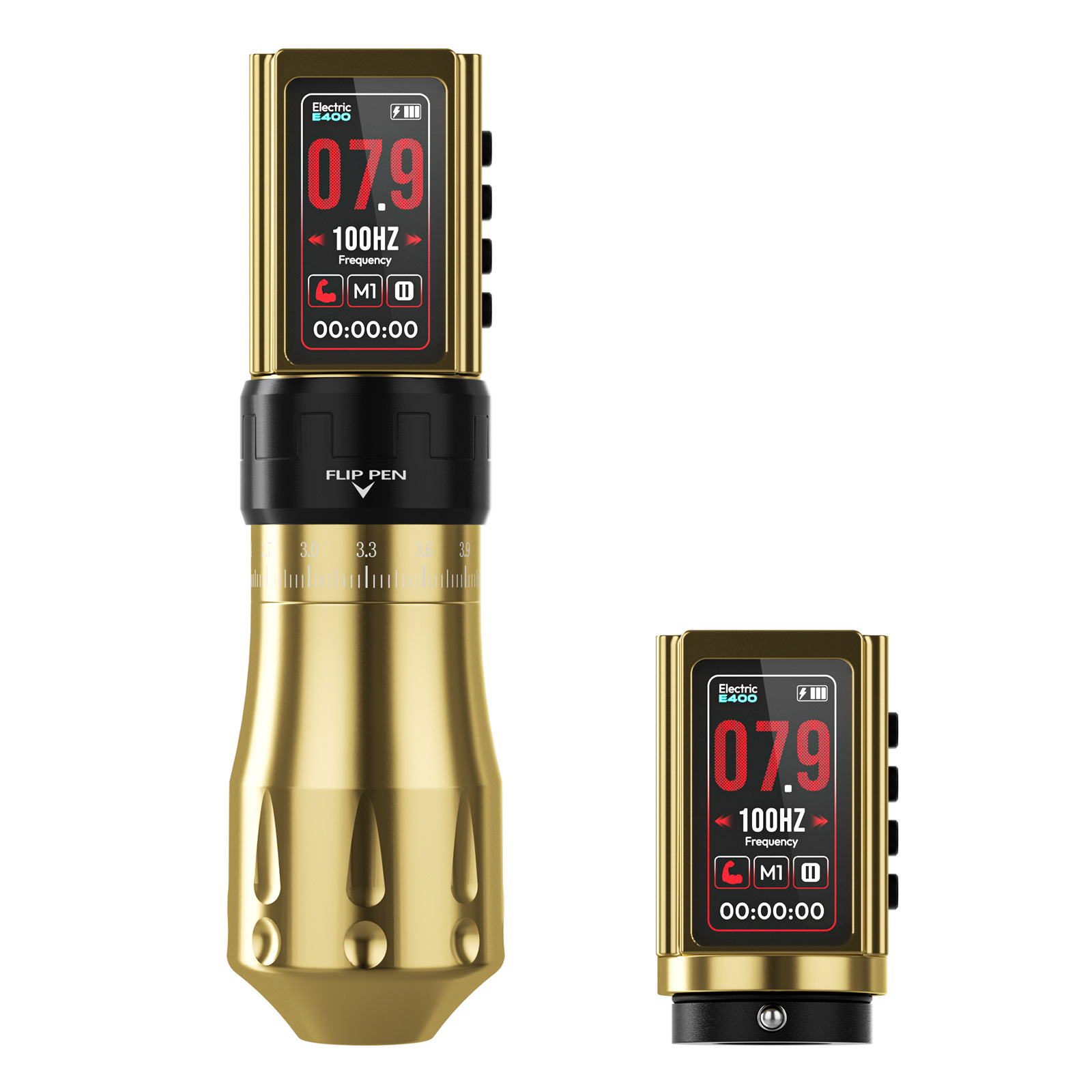 TTP  Wireless Tattoo Machine 7 Stroke Adjustable Dual Battery - 2
