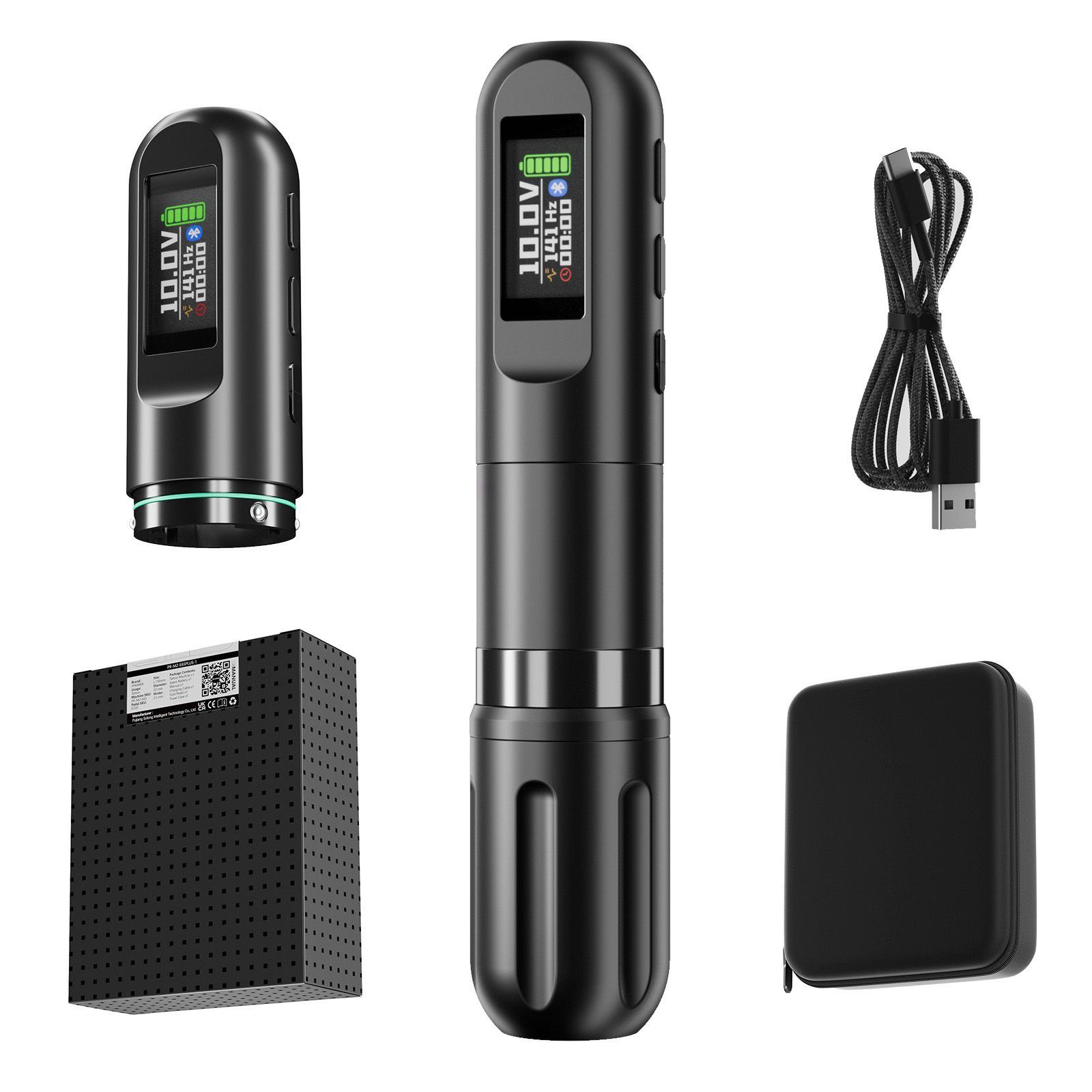 TTP Adjustable Stroke Wireless Tattoo Machine Dual Batteries - view 4