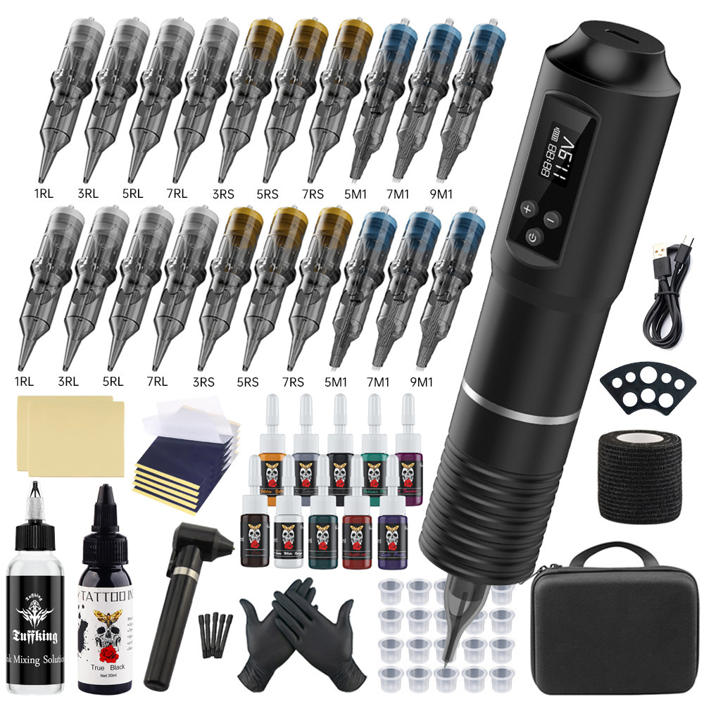 TTP Tattoo Pen Machine Wireless Adjustable Stroke Digital Display - view 6